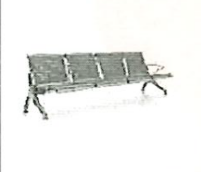 Picture of WAITING BENCH 4 SEATER