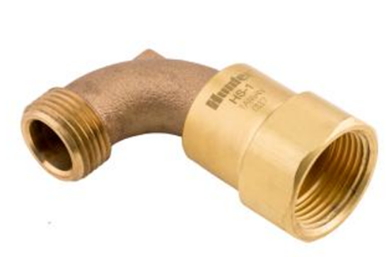 Picture of HS1 1" FEMALE INLET 3/4" HOSE MALE OUTLET