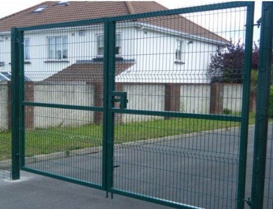 Picture of GALVANIZED MANUALLY OPERATED DOUBLE LEAF SWING GATE - W 8.0 MTR X H 2.4 MTR