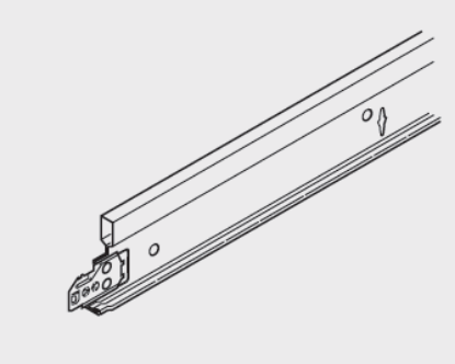 Picture of SHORT CROSS TEE , Heavy Duty T24 Cross Section Height 38 MM X 0.6 M PER LM