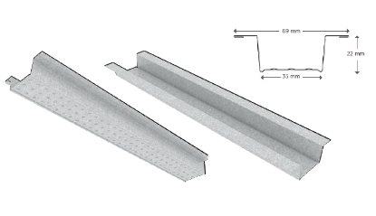 Picture of FURRING CHANNEL DRYWALL SUSPENSION , 22MM X 69MM X 0.90MM
