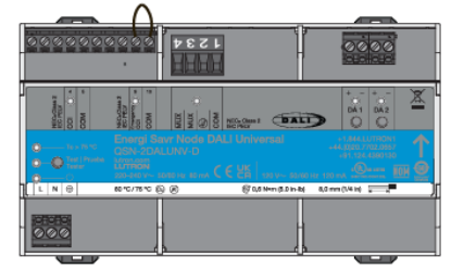 Picture of Lutron QSN-2DALUNV-D Energi Savr Node DALI® Universal