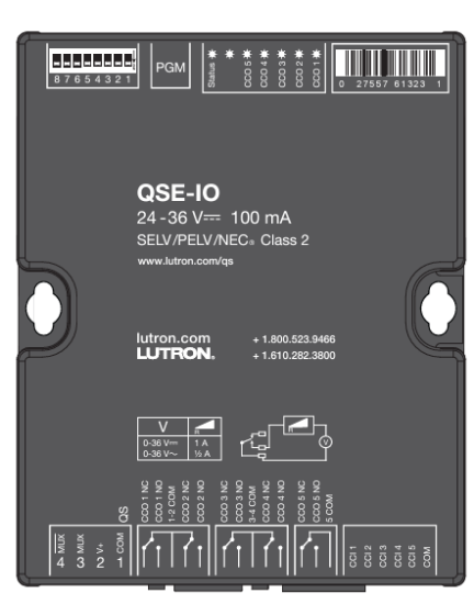 Picture of Lutron QSE-IO QS Contact Closure Input/output Interface