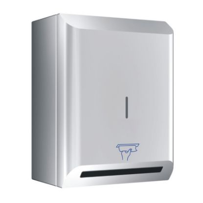 Picture of ROLL PAPER TOWEL DISPENSER BRUSHED STAINLESS STEEL, IX304 WALL MOUNTED 