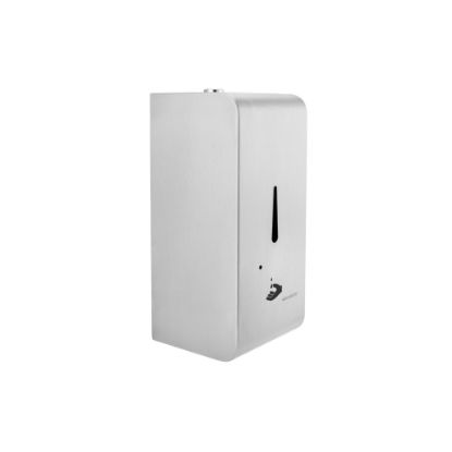 Picture of WALL MOUNTED TOUCHLESS SOAP/SANITIZER DISPENSER 800 ML BRUSHED STAINLESS STEEL , IX304, AQUAECO