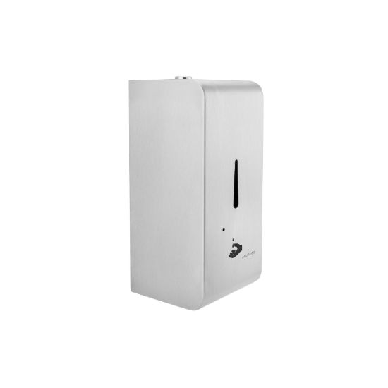 Picture of WALL MOUNTED TOUCHLESS SOAP/SANITIZER DISPENSER 800 ML BRUSHED STAINLESS STEEL , IX304, AQUAECO