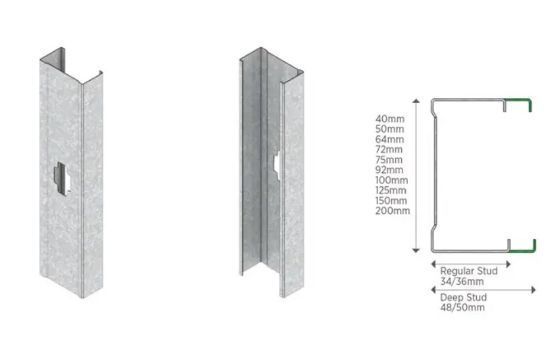Picture of WALL STUD 34/36MMX73.8X0.60MM THICKNESS