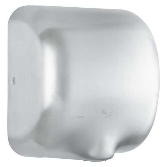 Picture of HAND DRYER 1400W BRUSHED STAINLESS STEEL, WALL-MOUNTED TOUCHLESS, AQUAECO 