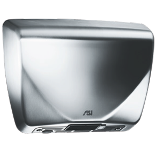 Picture of HAND DRYER STEEL COVER SATIN STAINLESS STEEL, ASI, Model #0185-93