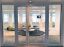 Picture of BULLET RESISTANT AUTOMATIC DOUBLE LEAF DOOR ALUMINIUM SYSTEM PEF COLORS POUR PRIX(76PEF)BR3 GRADE SIZE W1800MMXH2150MM 