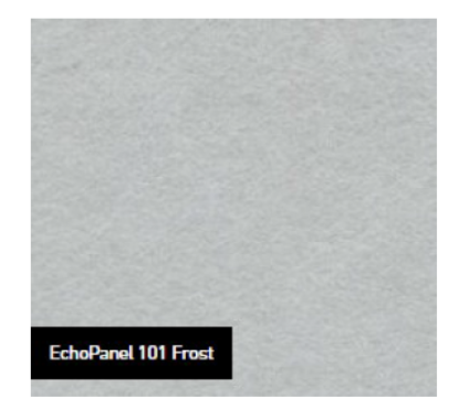 Picture of ACOUSTIC FABRIC PANEL, ECHO PANEL 101 FROST,  24MM, WOVEN IMAGE