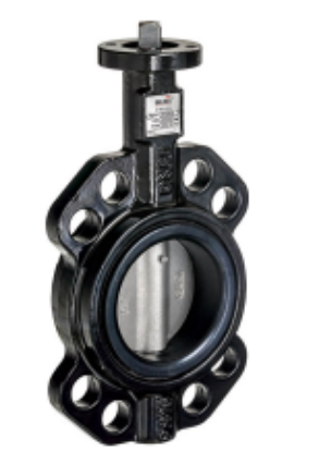 Picture of Butterfly Valve with Wafer Types Model D6..N+ Rotary Actuator for Butterfly Valves DR230A-5