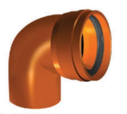 Picture of UPVC ELBOW 87.5° Model SND.04.87 -NEPROPLAST 