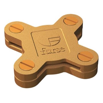 Picture of  Square Tape Clamp For 25 X 3 MM Tape Model CT105-H -ABB