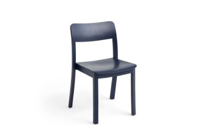 Picture of PASTIS CHAIR-STEEL BLUE WATER-BASED LACQUERED SOLID ASH,AB751-B575, HAY
