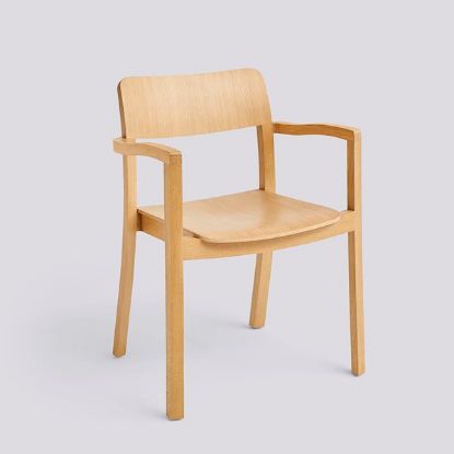 Picture of PASTIS ARMCHAIR-WATER-BASED LACQUERED SOLID OAK, AB752-A210,HAY