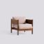 Picture of ARBOUR CLUB ARMCHAIR OILED WAXED WALNUT FRAME-UPHOLSTERY-ATLAS-621,AB216-A414-AA43-01LS, HAY 