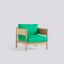 Picture of ARBOUR CLUB ARMCHAIR OILED WAXED SOLID OAK FRAME-UPHOLSTERY-VIDAR-932,AB215-A414-AA44-01RN, HAY 