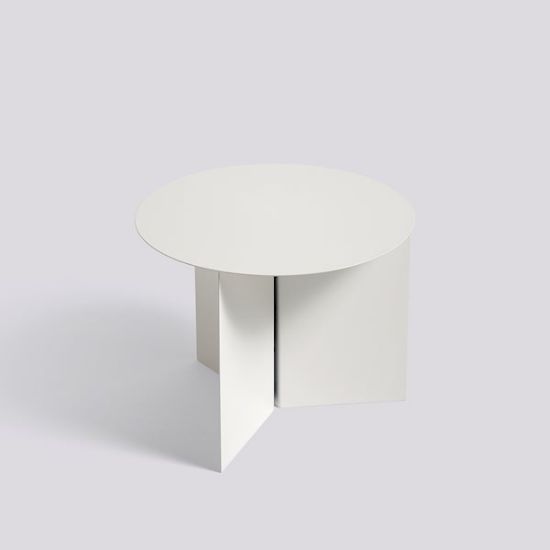 Picture of SLIT TABLE-ROUND Ø45 X H35,5-WHITE POWDER COATED STEEL, AA686-A364-AA56, HAY