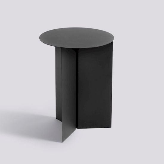 Picture of SLIT TABLE-ROUND Ø35 X H47-BLACK POWDER COATED STEEL, AA686-A366-AA55, HAY