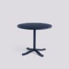 Picture of PASTIS TABLE-Ø90 X H74-STEEL BLUE WATER-BASED LACQUERED ASH, AB754-B579-AH54, HAY