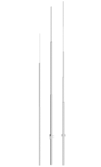 Picture of Free-Standing Interception Pole 3 Mtr & Pole Dia ( 10-42 MM )Model 912000-FU- ABB