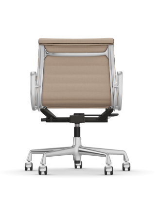 Picture of ALUMINIUM CHAIR EA 118  OFFICE SWIVEL CHAIR WITH ARMREST BACK TILT MECHANISM,  HOPSAK NUDE/IVORY, vitra.