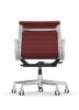 Picture of ALUMINIUM CHAIR EA 118  OFFICE SWIVEL CHAIR WITH ARMREST BACK TILT MECHANISM,  RED/MOOR BROWN, vitra.