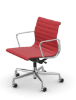 Picture of ALUMINIUM CHAIR EA 118  OFFICE SWIVEL CHAIR WITH ARMREST BACK TILT MECHANISM,  RED/POPPY RED, vitra.