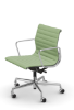 Picture of ALUMINIUM CHAIR EA 118  OFFICE SWIVEL CHAIR WITH ARMREST BACK TILT MECHANISM,  GREEN GRASS/IVORY, vitra.