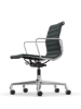 Picture of ALUMINIUM CHAIR EA 118  OFFICE SWIVEL CHAIR WITH ARMREST BACK TILT MECHANISM,  PETROL/MOOR BROWN vitra.  