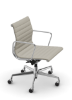 Picture of ALUMINIUM CHAIR EA 118  OFFICE SWIVEL CHAIR WITH ARMREST BACK TILT MECHANISM,  WARM GREY/IVORY, vitra.