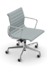Picture of ALUMINIUM CHAIR EA 118  OFFICE SWIVEL CHAIR WITH ARMREST BACK TILT MECHANISM,  ICE BLUE/IVORY, vitra. 