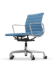 Picture of ALUMINIUM CHAIR EA 118  OFFICE SWIVEL CHAIR WITH ARMREST BACK TILT MECHANISM,  BLUE/IVORY, vitra.
