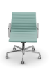 Picture of ALUMINIUM CHAIR EA 118  OFFICE SWIVEL CHAIR WITH ARMREST BACK TILT MECHANISM,  MINT/IVORY, vitra. 
