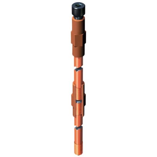 Picture of Threaded Copper Bond Earth Rods 19 X 3000 MM Model: RB335 - ABB 