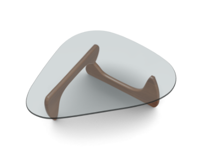 Picture of NOGUCHI COFFEE TABLE WALNUSS VS, BASE WALNUT, 20130002 vitra.