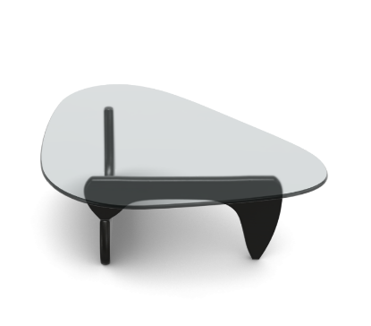 Picture of NOGUCHI COFFEE TABLE , BASE BLACK ASH, 20130002 vitra.