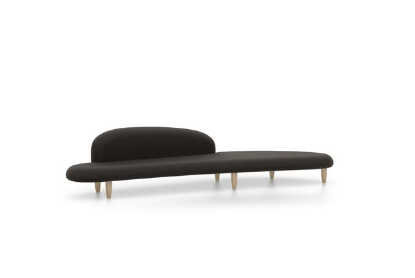 Picture of FREEFORM SOFA, CREDO CHOCOLATE /BLACK, 21018200 vitra. 