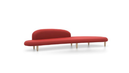 Picture of FREEFORM SOFA, CREDO  RED CHILLI 21018200 vitra. 