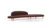 Picture of FREEFORM SOFA, BITTER CHOCOLATE 21018200 vitra. 