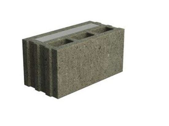 Picture of CONCRETE BLOCKS 4 HOLES, NCS HB-20A(PRE-INSULATED), NORMAL WEIGHT, BOTTOM CLOSED