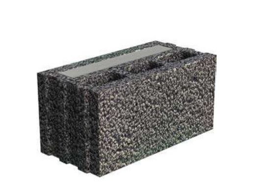 Picture of CONCRETE BLOCKS 4 HOLES, NCS SBB-20A(PRE-INSULATED), LIGHT WEIGHT, BOTTOM CLOSED