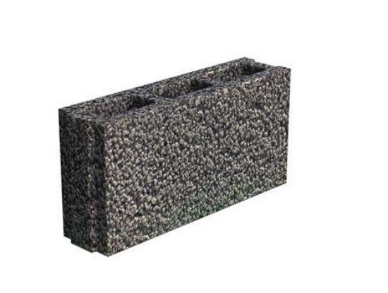 Picture of CONCRETE BLOCKS 3 HOLES, NCS SBB-10A, LIGHT WEIGHT, BOTTOM CLOSED 