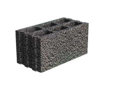 Picture of CONCRETE BLOCKS 6 HOLES, NCS SBB-20AV, LIGHT WEIGHT, BOTTOM CLOSED 