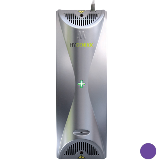 Picture of AIR AND SURFACE SANITIZER TITANIUM FINISH, HYGENIKX HGX-T-30-F, 400 x 135 x 110mm