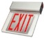 Picture of EXIT LIGHT WALL/CEILING MOUNTED 3.8W LED DOUBLE FACE RC-RED ON CLEAR IP23 MODEL: LX-740 - NATIONAL LIGHTING