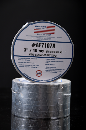 Picture of ABRO Aluminum FSK Tape with Thread (3 X 40 Yds)