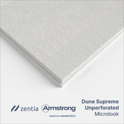 Picture of DUNE SUPREME UNPERFORATED CEILING TILE 60X60-15MM -ARSMTRONG