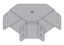 Picture of CABLE TRUNK EQUAL ELBOW 90D - HDG (JET LOCK) - 50(H) X 200(W) X 1.5 MM Radius 150 W/Cover- UNITECH